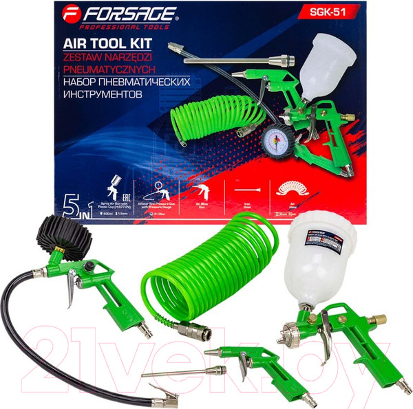 Изображение товара Пневматический краскопульт Forsage F-SGK-51 (58004)