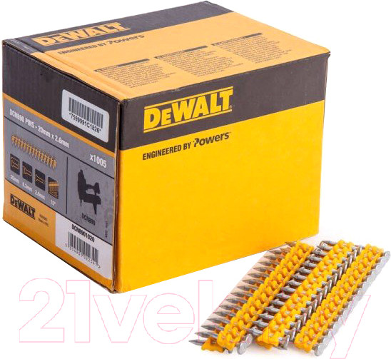 Изображение товара Гвозди для пистолета DeWalt По бетону DCN8901020 (1005шт)
