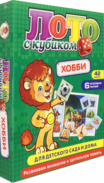 Изображение товара Развивающая игра Улыбка Хобби / 4607929349034