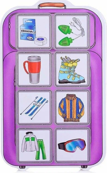 Изображение товара Развивающие карточки Улыбка Путешествие, мягкая обложка