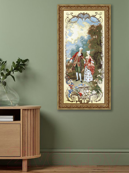 Изображение товара Картина Декарт Прогулка по саду 8Л3785 (в раме)