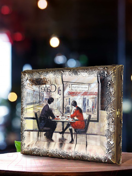 Изображение товара Ключница настенная Декарт Свидание в кафе 8Л2906