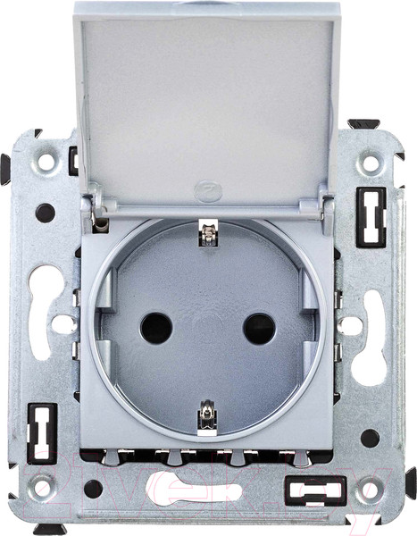 Изображение товара Розетка DKC Avanti / 4404013 (закаленная сталь)