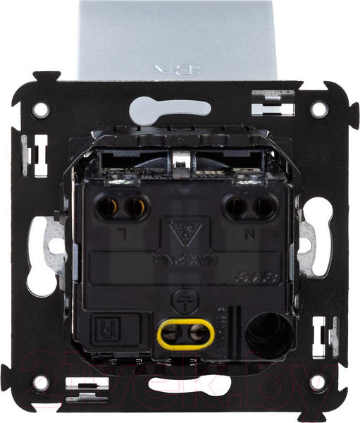 Изображение товара Розетка DKC Avanti / 4404013 (закаленная сталь)