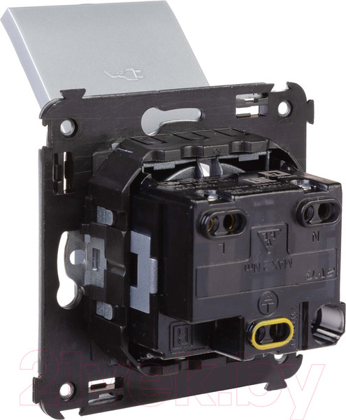 Изображение товара Розетка DKC Avanti / 4404013 (закаленная сталь)