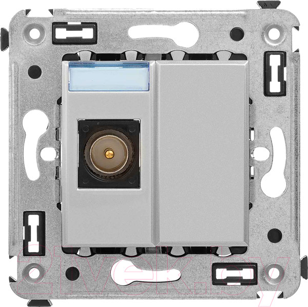 Изображение товара Розетка DKC Avanti / 4404503 (закаленная сталь)