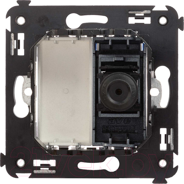 Изображение товара Розетка DKC Avanti / 4404503 (закаленная сталь)