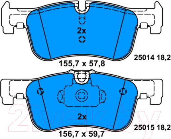 Изображение товара Тормозные колодки ATE 13046038652