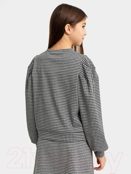 Изображение товара Лонгслив детский Mark Formelle 127919/1 (р.140-68, клетка виши)