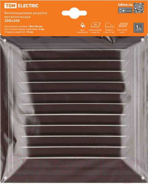 Изображение товара Решетка вентиляционная TDM SQ1807-0708