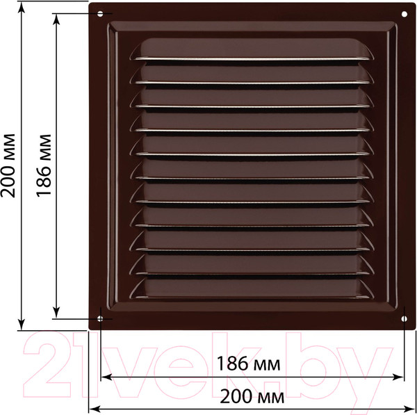 Изображение товара Решетка вентиляционная TDM SQ1807-0708