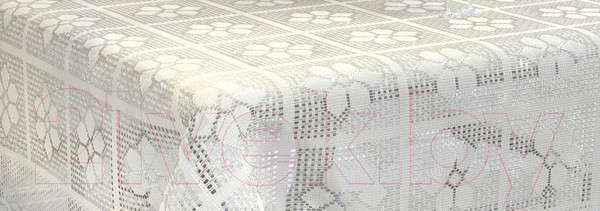 Изображение товара Скатерть Лента д178СВ 155x140 (белый)