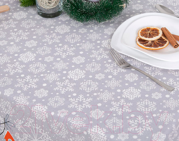 Изображение товара Скатерть АртПостель Снеговики (150x120)