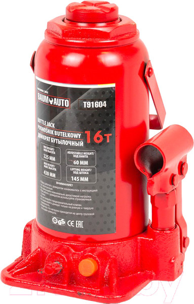 Изображение товара Бутылочный домкрат BaumAuto BM-T91604