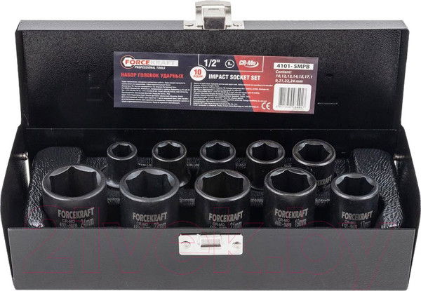 Изображение товара Набор головок слесарных ForceKraft FK-4101-5MPB