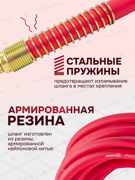 Изображение товара Шланг гидравлический ForceKraft FK-AHF-208(57569)
