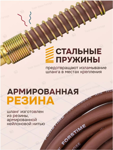 Изображение товара Шланг гидравлический Forstime FT-AHF-1510 (57579)