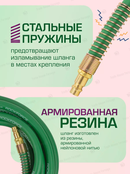 Изображение товара Шланг гидравлический RockForce RF-AHF-208 (57591)