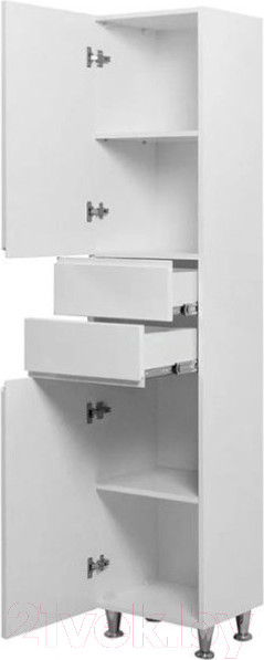 Изображение товара Шкаф-пенал для ванной Какса-А Моника 50 (2 ящика, белый)