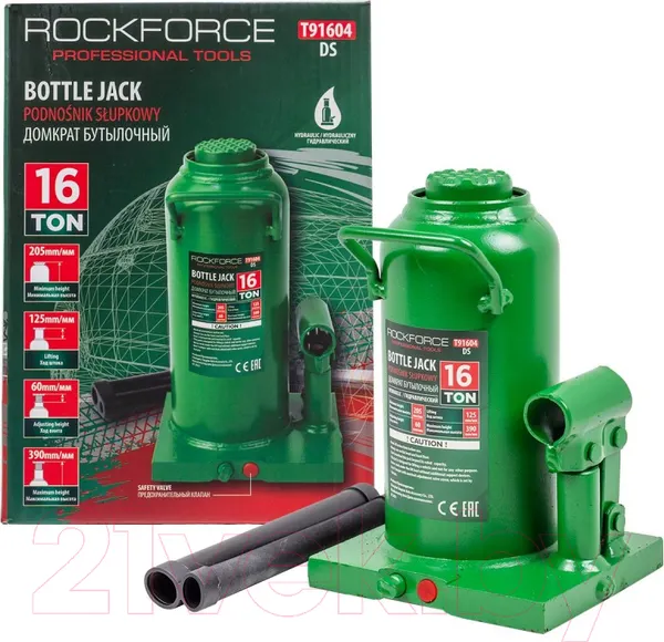 Изображение товара Бутылочный домкрат RockForce RF-T91604 (DS)