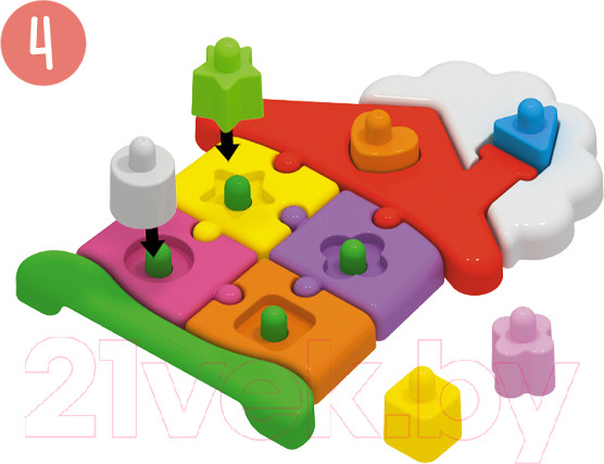 Изображение товара Развивающий игровой набор Stellar Дом / 02176