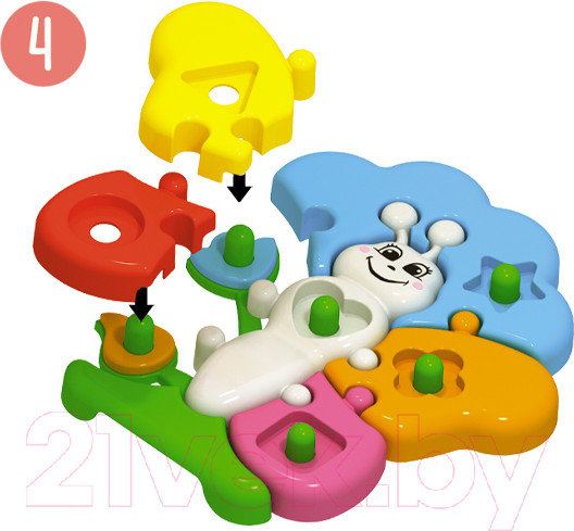 Изображение товара Развивающий игровой набор Stellar Мотылек / 02177