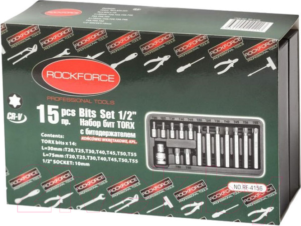 Изображение товара Набор бит RockForce RF-4156-C (27210)