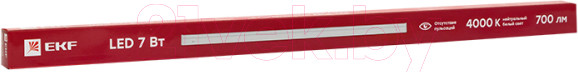 Изображение товара Светильник линейный EKF Basic ДБОВ-7102 7Вт 4000К IP20 / LBS-7102-7-4000