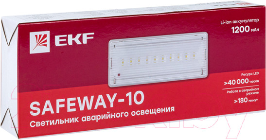 Изображение товара Светильник аварийный EKF PROxima Safeway-10 Led / dpa-201