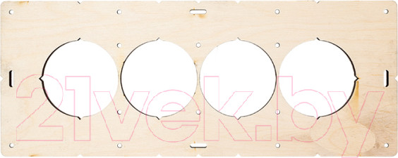 Изображение товара Шаблон разметочный EKF Для подрозетников / sh-d68-4