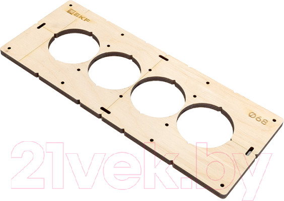 Изображение товара Шаблон разметочный EKF Для подрозетников / sh-d68-4