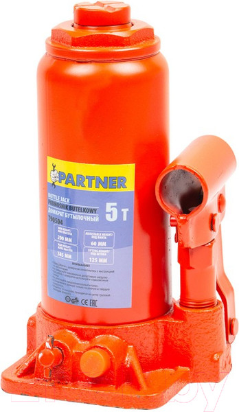 Изображение товара Бутылочный домкрат Partner PA-T90504 (5т)