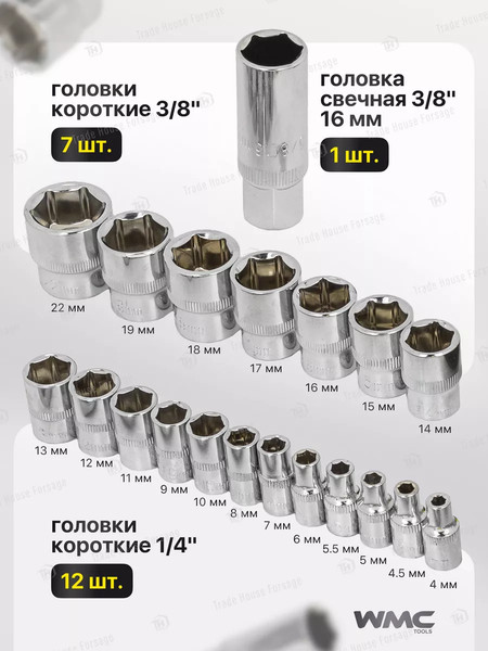 Изображение товара Универсальный набор инструментов WMC Tools 4821-5DS(52708)