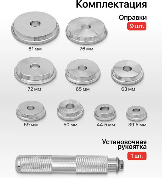 Изображение товара Набор автоинструмента RockForce RF-66603A