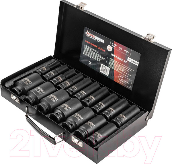 Изображение товара Набор головок слесарных ForceKraft FK-4172-5MPB (56701)