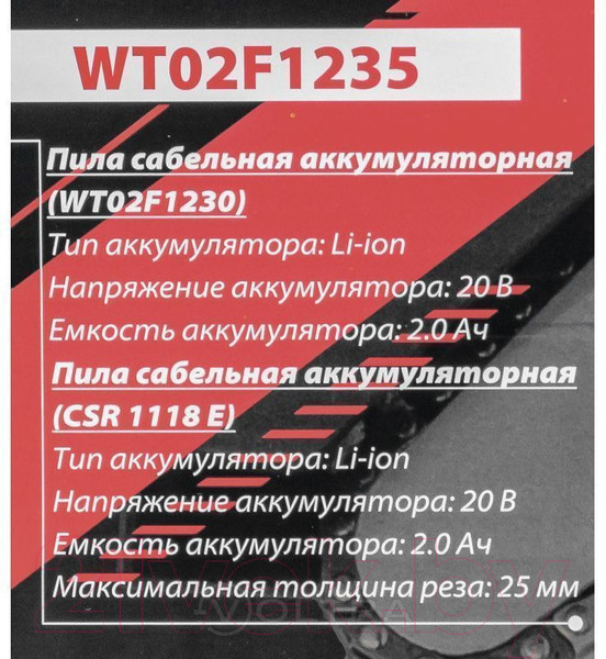 Изображение товара Набор садового электроинструмента ForceKraft FK-WT02F1235(56940)