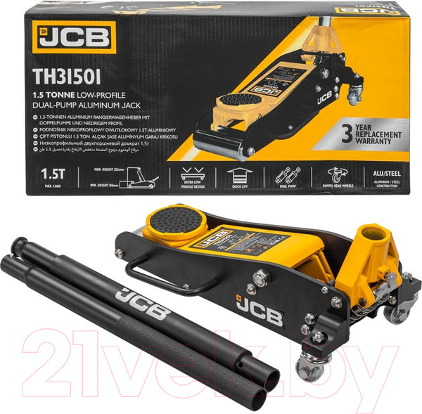 Изображение товара Подкатной домкрат JCB TH31501 (1.5т)