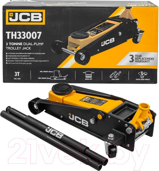 Изображение товара Подкатной домкрат JCB TH33007 (3т)