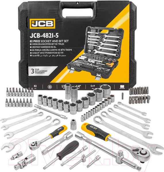 Изображение товара Универсальный набор инструментов JCB 4821-5(56913)