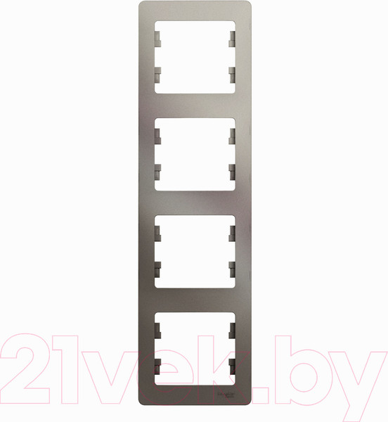 Изображение товара Рамка для выключателей и розеток Systeme (Schneider) Electric Glossa GSL001208
