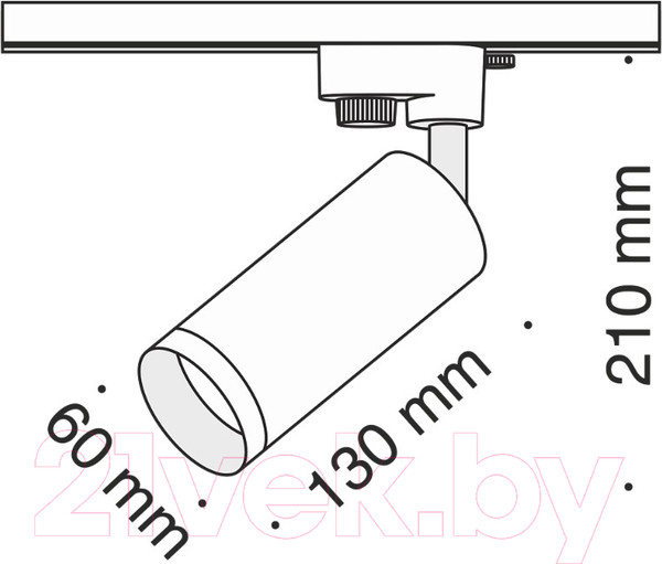 Изображение товара Трековый светильник Maytoni Track TR004-1-GU10-B