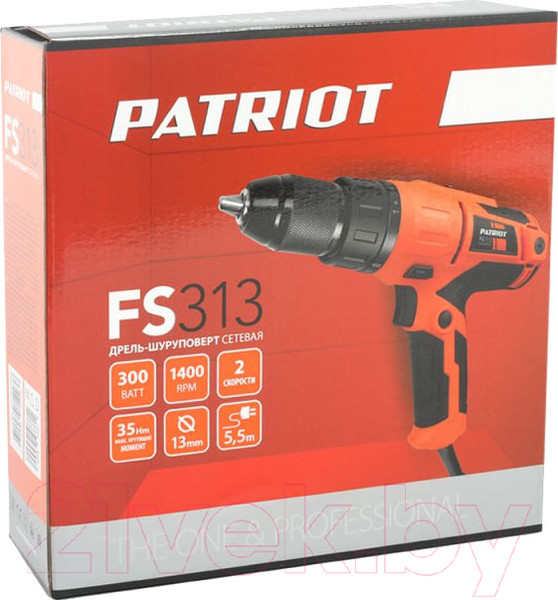 Изображение товара Дрель-шуруповерт PATRIOT FS 313