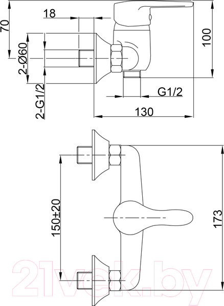 Изображение товара Смеситель Juguni 0402.606