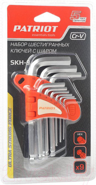Изображение товара Набор ключей PATRIOT SKH-9
