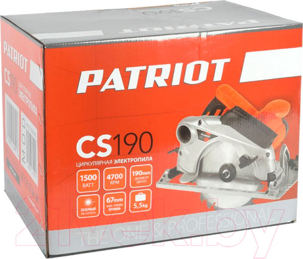 Изображение товара Дисковая пила PATRIOT CS 190