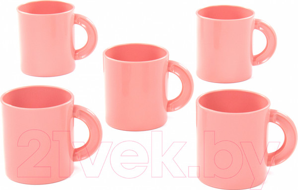 Изображение товара Набор кружек Полесье №1 / 73959 (5шт, пудровый)
