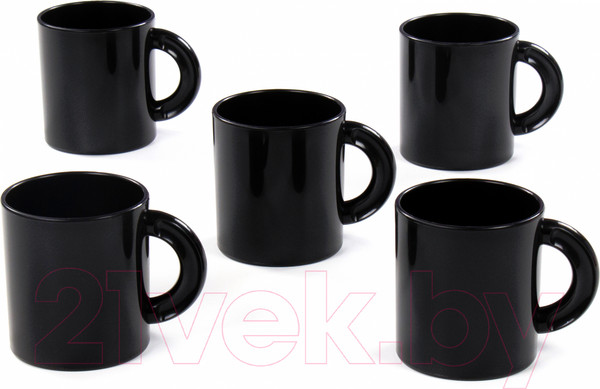 Изображение товара Набор кружек Полесье №1 / 73942 (5шт, черный)