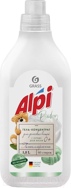 Изображение товара Гель для стирки Grass Alpi Sensetive Gel / 125867 (1л)
