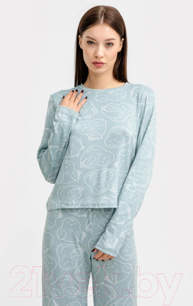 Изображение товара Комплект домашней одежды Mark Formelle 592468-1 (р.164/170-84-90, контурные совы)