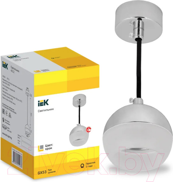 Изображение товара Потолочный светильник IEK LT-UCB0-4012-GX53-1-K23